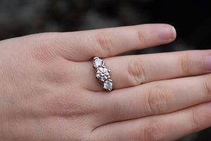 Athena Ring - 18ct White Gold with Diamonds