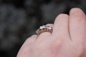 Athena Ring - 18ct White Gold with Diamonds