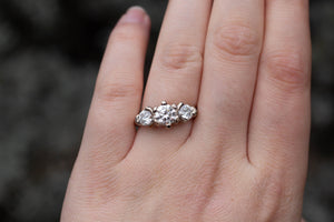 Athena Ring - 18ct White Gold with Diamonds
