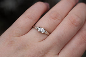 Argus Ring - 9ct White Gold with Lab-Grown Diamonds