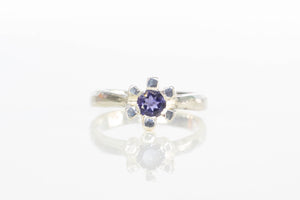 Sol Ring - Sterling Silver with Iolite