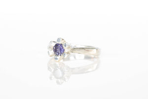 Sol Ring - Sterling Silver with Iolite