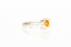 Sol Ring - Sterling Silver with Citrine