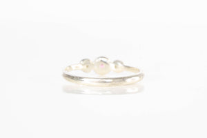 Aura Ring - Sterling Silver with Pink Tourmaline and Diamonds