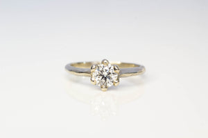 Vesta Ring - 14ct White Gold with 0.74ct White Recycled Diamond