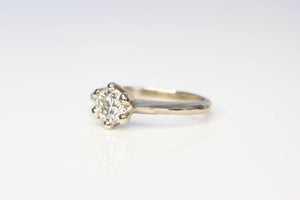Vesta Ring - 14ct White Gold with 0.74ct White Recycled Diamond