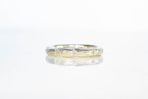 Narrow Terra Band with Gems