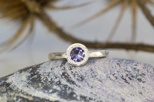 Pelagus Ring - Sterling Silver with Iolite