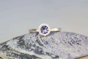 Pelagus Ring - Sterling Silver with Iolite