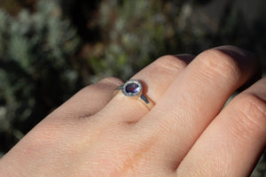 Pelagus Ring - Sterling Silver with Iolite