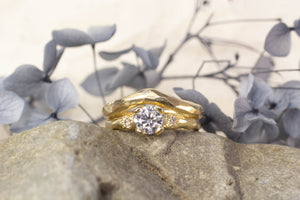 Mira Ring - 9ct Yellow Gold with 0.62ct Lab Diamond