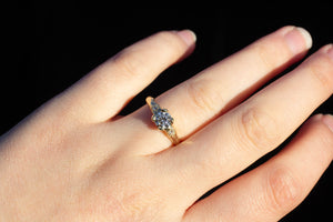 Mira Ring - 9ct Yellow Gold with 0.62ct Lab Diamond