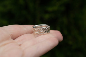 Folium Ring  - Sterling Silver