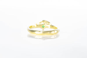 Cybele Ring - 14ct Yellow Gold with Tsavorite Garnet