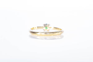 Droplet Ring - 14ct Yellow Gold with Tsavorite Garnet