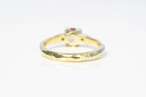 Mira Ring - 14ct Yellow Gold with Peach Padparascha Sapphire
