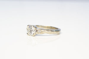 Mira Ring - 14ct White Gold with 0.85ct Lab Grown Diamond