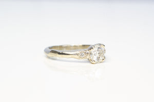 Mira Ring - 14ct White Gold with 0.85ct Lab Grown Diamond