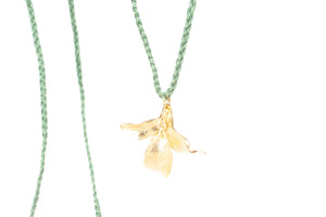 Waimea Leaf Pendant on Braided Cord - Single