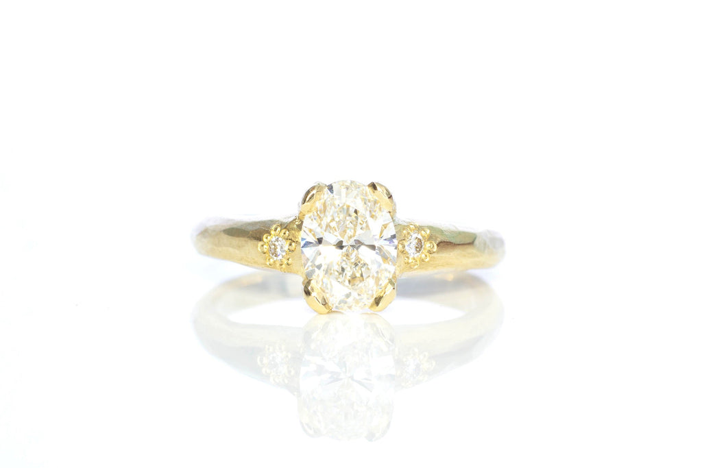 Eos Ring - 18ct Yellow Gold with 1.1ct Lab-Grown Diamond – Sophie ...