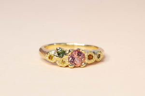 Stratus Ring - 9ct Yellow Gold with Tourmaline, Sapphires, Garnet and Citrine