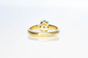 Eos Ring - 9ct Yellow Gold with 1.125ct Yellow-Green Sapphire