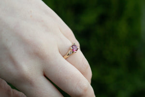 Mira Ring - 14ct Yellow Gold with Pink Tourmaline
