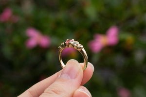 Stratus Ring - 9ct Yellow Gold with Tourmaline, Sapphires, Garnet and Citrine