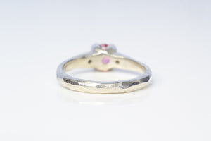 Mira Ring - 9ct White Gold with Pink Tourmaline