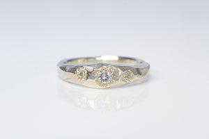 Hestia Ring - 9ct White Gold with Diamonds