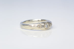 Hestia Ring - 9ct White Gold with Diamonds