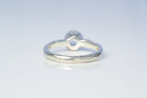 Neve Ring - Sterling Silver with Topaz