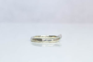 Terra Fitted Band - White Gold