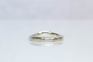 Terra Fitted Band - White Gold