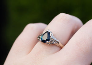 Damo Ring - Pear Setting - Made to Order