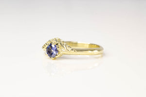 Cybele Ring - 14ct Yellow Gold with Ceylon Sapphire