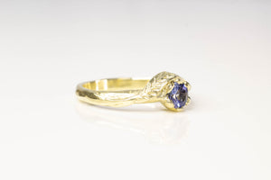 Cybele Ring - 14ct Yellow Gold with Ceylon Sapphire