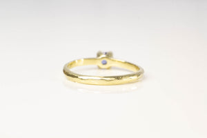 Droplet Ring - 14ct Yellow Gold with Ceylon Sapphire