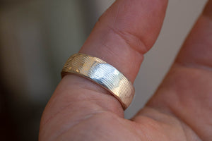 Subtle Band - Wide - Sterling Silver