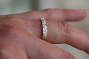 Eternity Band - White Gold with Diamonds