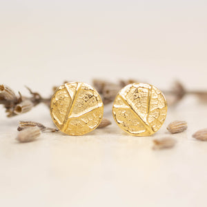 Vena Studs - Gold Plated