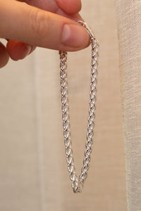 Wheat Chain Bracelet - Sterling Silver