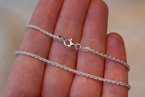 Wheat Chain - Necklace  - Sterling Silver