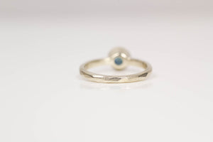Pelagus Ring - White Gold with Queensland Sapphire