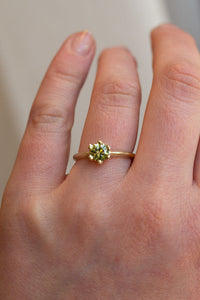 Vesta Ring - Yellow Gold with Yellow Sapphire