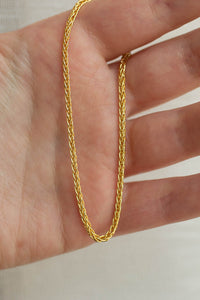 Wheat Chain Bracelet - 9ct Yellow Gold