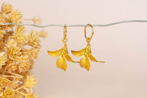 Waimea Hoop Earrings - Gold Plated