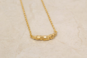 Boulder Necklace - Gold Plated