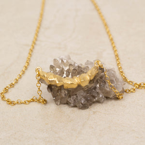 Boulder Necklace - Gold Plated