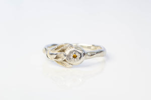 Levis Ring with Citrines - Sterling Silver